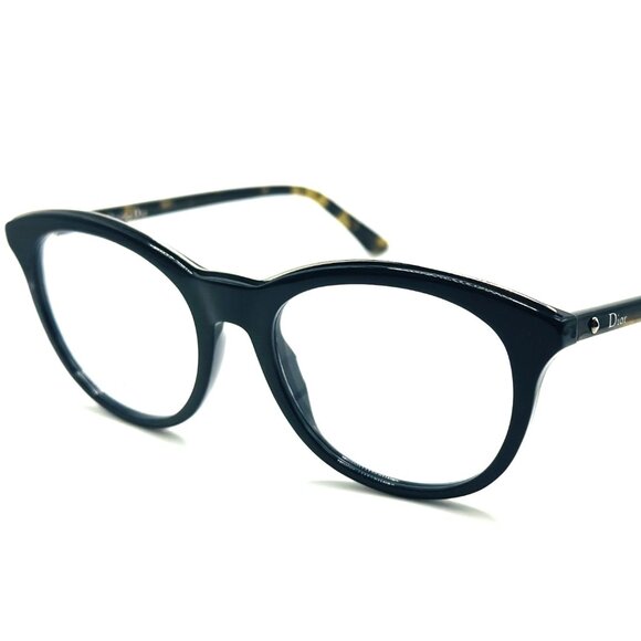 NEW CHRISTIAN DIOR MONTAIGNE 41 CF2 Blue Khaki Eyeglasses 52mm 19 145 - Picture 1 of 8